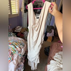 (SOLD) cream dress